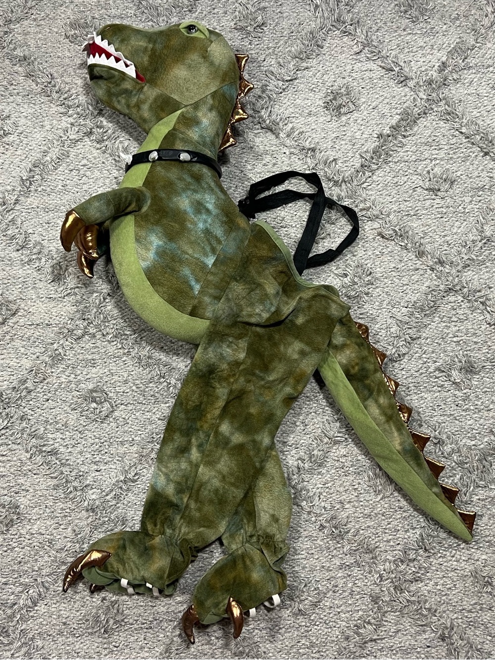 Ministry of Rascals Light Up Growling Dinosaur Ride On Costume Ages 3-7 GUC
